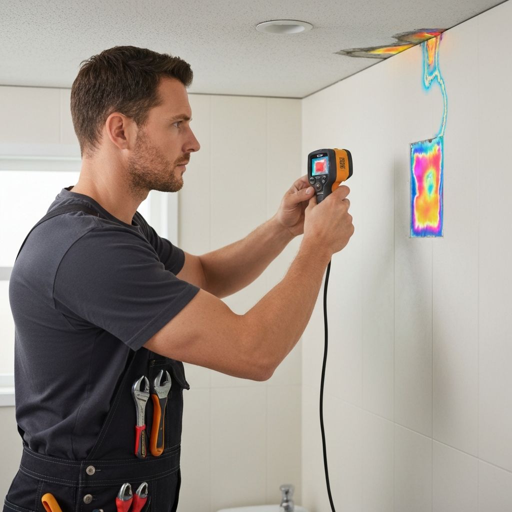 Leak detection companies near me using thermal imaging to find hidden water leaks in London